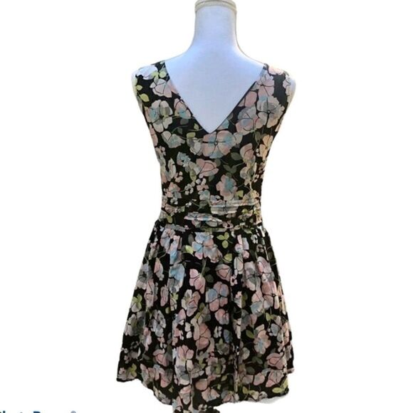 AMERICAN RAG ZIP FRONT FLORAL PRINTED FLOWY COTTON FIT & FLARE M - Picture 4 of 12